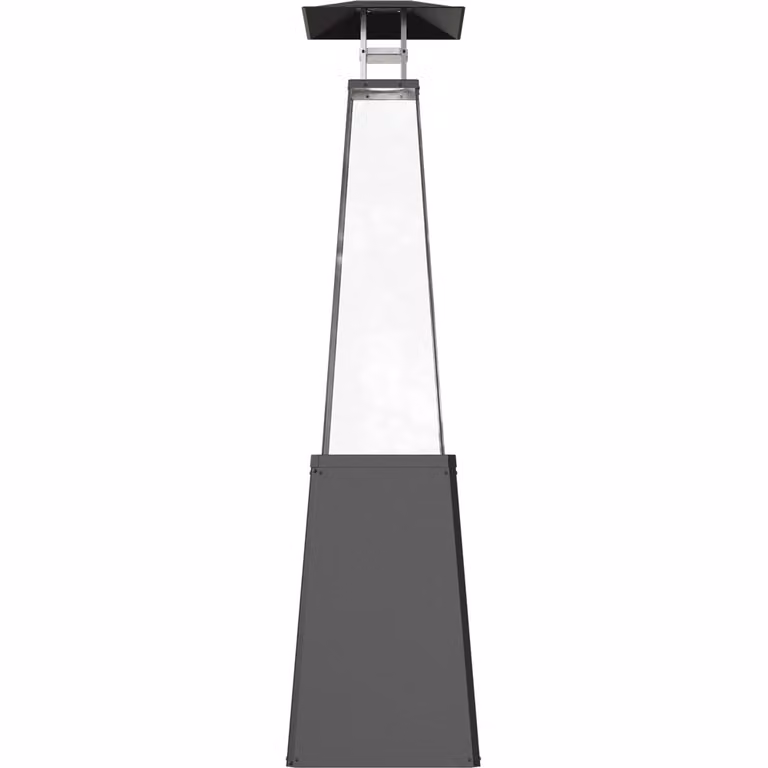 UMBRELLA BS acciaio nero con tubo e regolatore