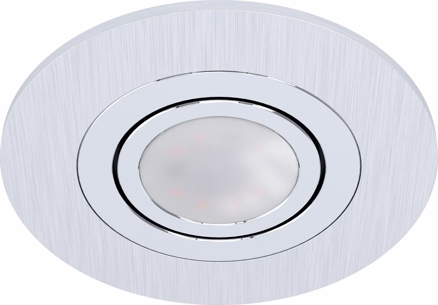 EGLO AREITIO, Faretto da incasso, GU10, 1 lampadina, LED, 3000 K, Alluminio