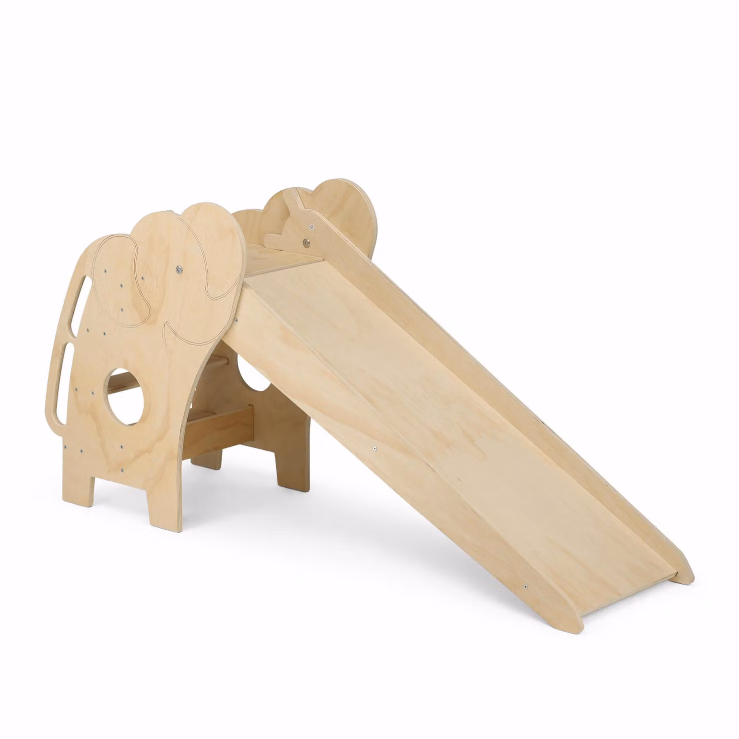 Deryan Luxe Mini Struttura da arrampicata Elefante con scivolo - Set da arrampicata pieghevole