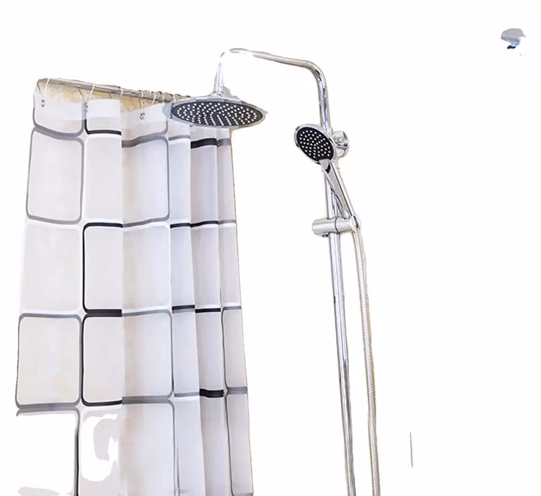 Asta per tenda da doccia, acciaio inossidabile, design a U, portata massima 20 kg, facile da installare, tenda in poliestere resistente