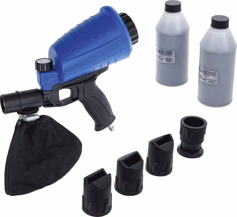 Pistola per sabbiatura ad aria compressa BGS con accessori 3 pz - 70057