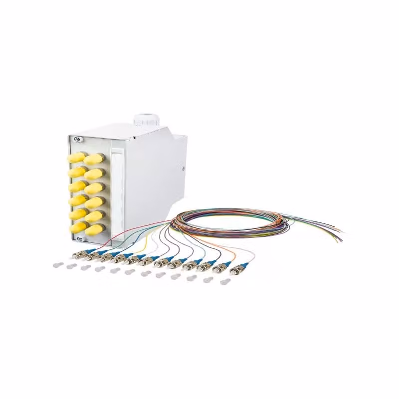 Metz Connect OpDAT REGpro Blister 12xST-S (metallo), OS2, bianco puro RAL 9010 15024A901120E