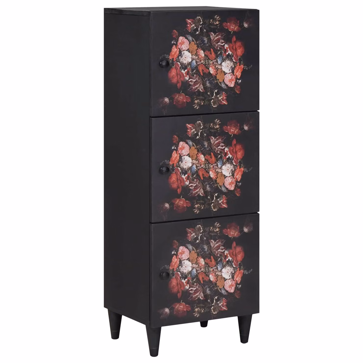 Armadio di stoccaggio moderno vidaXL in legno di mango multicolore L: 40 cm, P: 33,5 cm, H: 110 cm