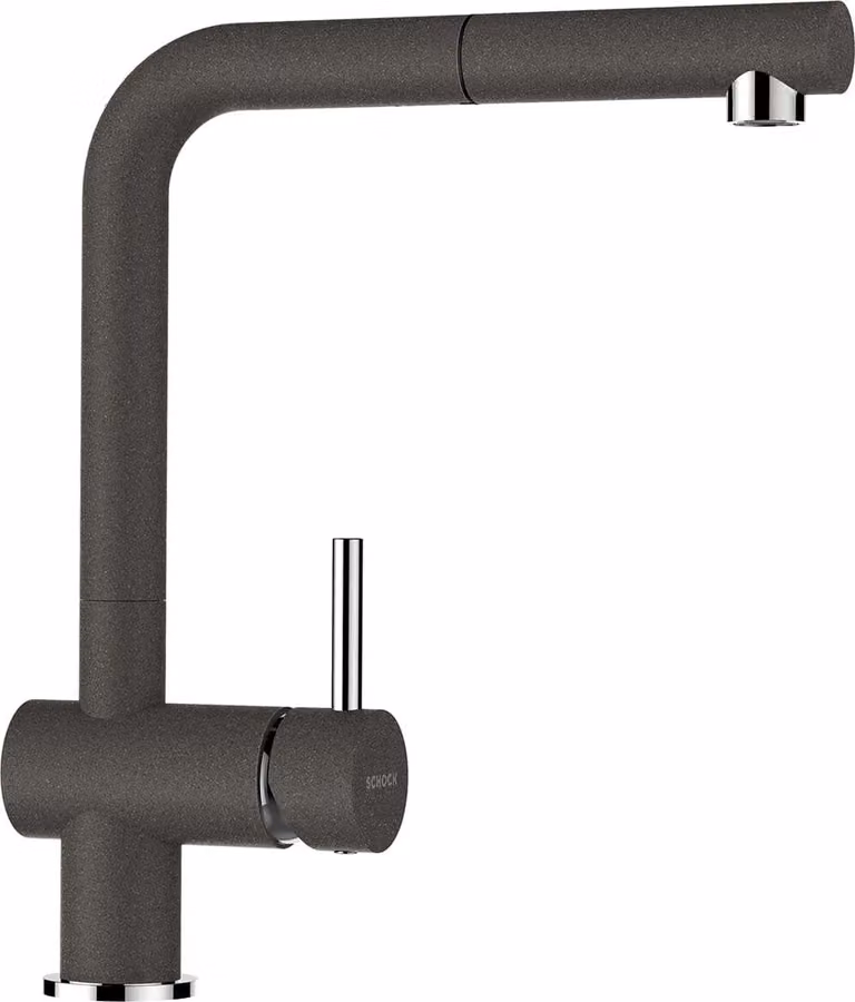 Rubinetto da cucina con doccetta Schock Epos asphalt 540120