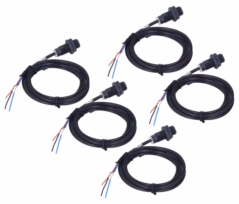 5 sensori di effetto Hall NPN, a contatto normalmente aperto, 10 mm, alimentazione DC 5-30V