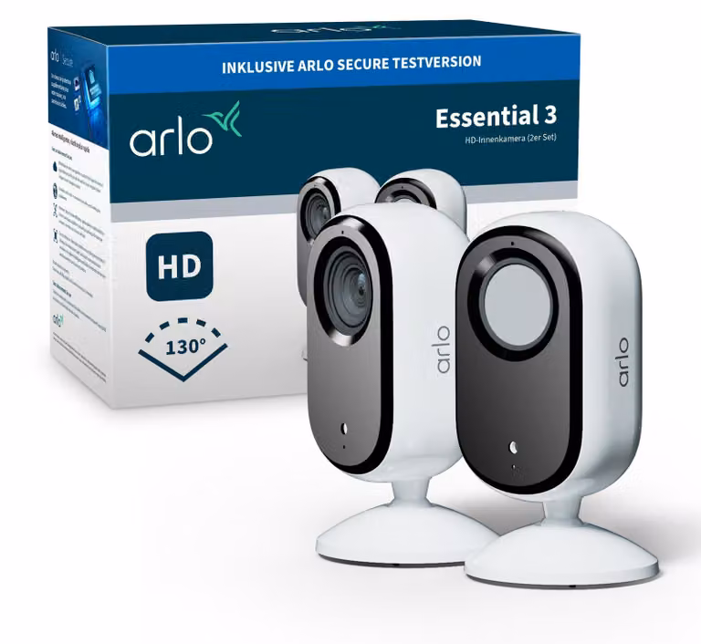 Arlo Essential VMC2270: confezione da 2 telecamere IP