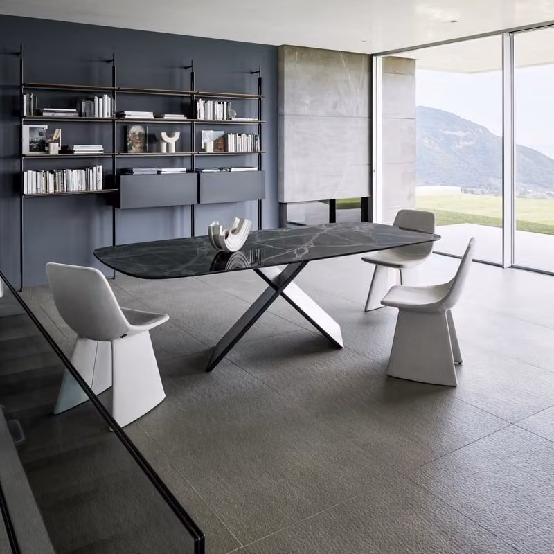 Tavolo AX Bonaldo piano a botte