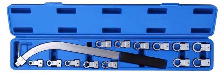 Set di utensili per la regolazione delle cinghie, materiali resistenti, design ergonomico, 15 pezzi