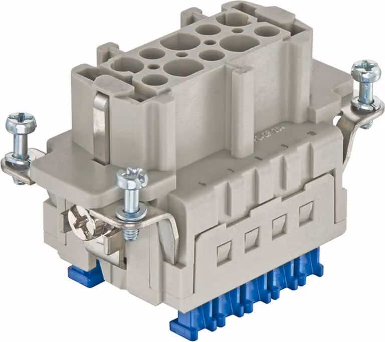 Connettore a crimpare ES Han 10 Presa - Presa per connettore 10p 09330102748