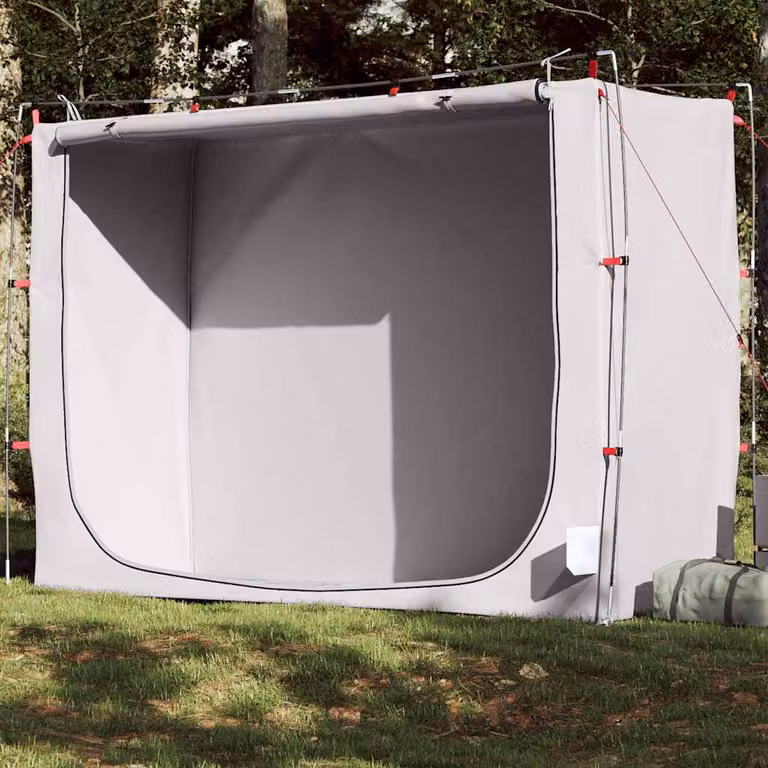 vidaXL Tenda Portaoggetti Grigia Impermeabile e Pieghevole per Giardino