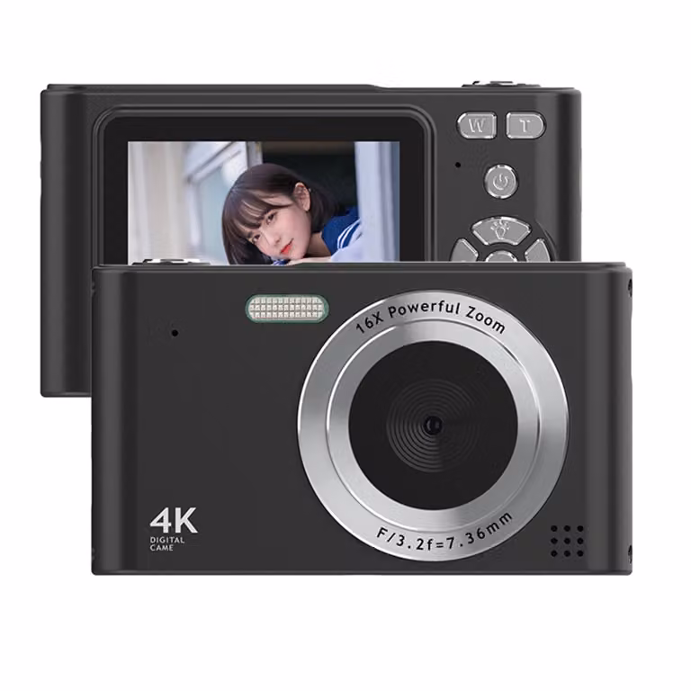 Videocamera digitale, fotocamera per bambini, fotocamera digitale per bambini, fotocamera digitale, fotocamera digitale 4K