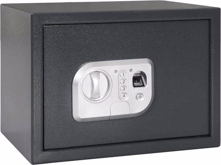 Cassetta di sicurezza digitale Grigio scuro 35 x 25 x 25 cm