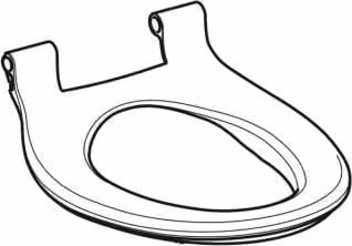 Geberit 242179111 Anello per sedile WC bianco-alpino