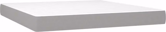 Materasso a Molle Insacchettate Rigidit¨¤ Media Grigio Chiaro 160x200x20 cm