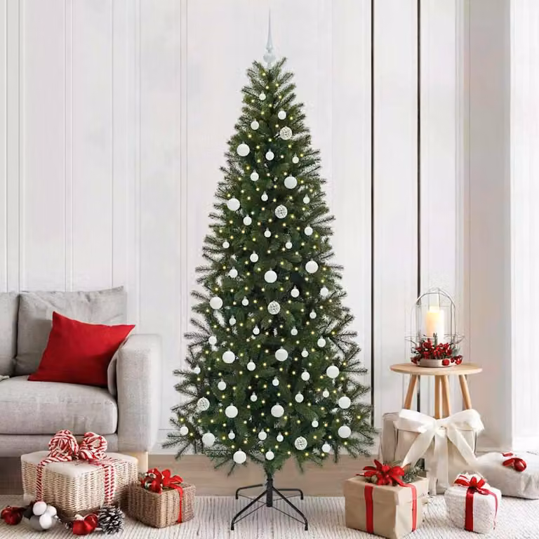 Maison Exclusive - Albero di Natale artificiale, verde, 210 cm, realizzato in PE e PVC
