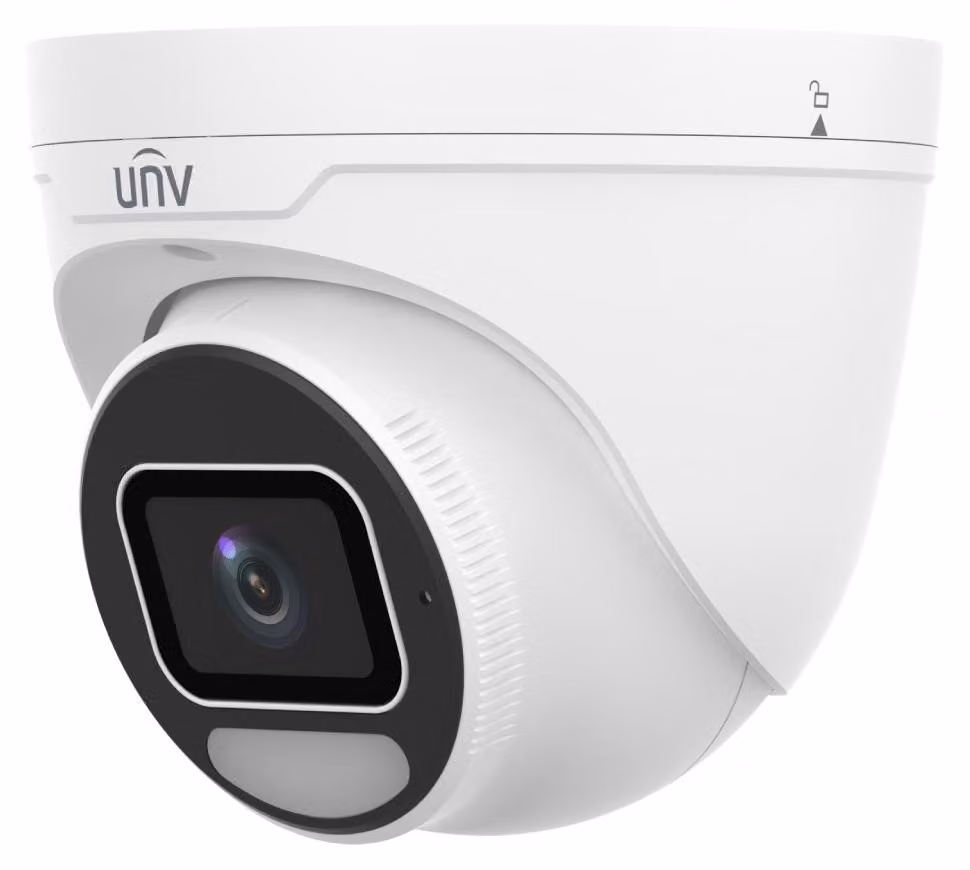 Telecamera di sicurezza IP Uniview Turret Prime 8 MP, 2,8 mm, IP67, PoE, bianca - UV-IPC3638SE-ADF28K-WP-I1