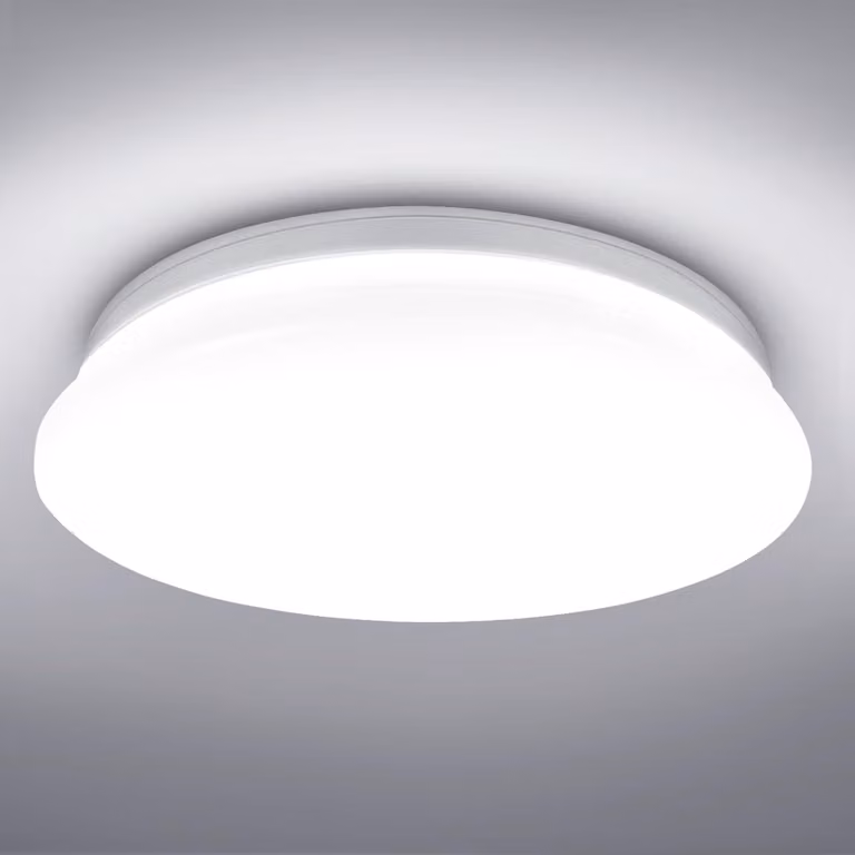 Lampada a soffitto LED Lepro, 12W, 950 lumen, 5000K (bianco freddo), grado di protezione IP20, diametro 26 cm, adatta per il bagno