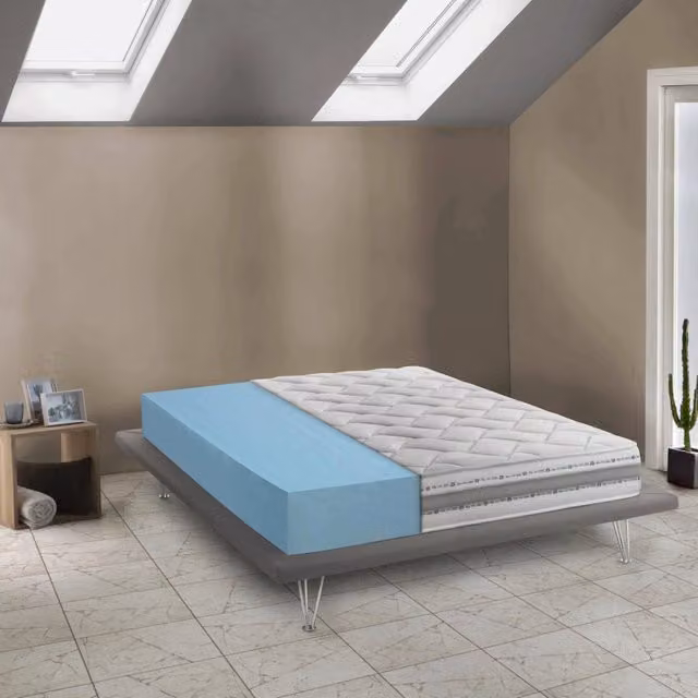 Materasso Ibrido Anselmo di Talamo Italia, Bianco, L/P/H: 200 x 90 x 21 cm – 1