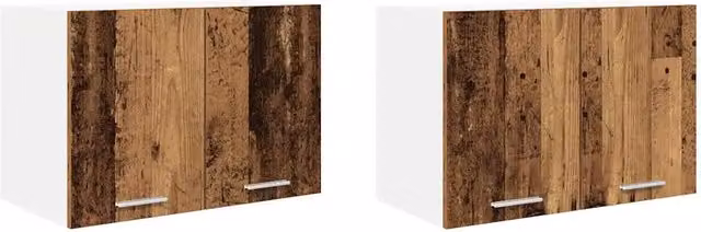 Set di 2 armadietti pensili moderni spazio di archiviazione 60 x 31 x 40 cm in legno ingegnerizzato bianco 02_0053222
