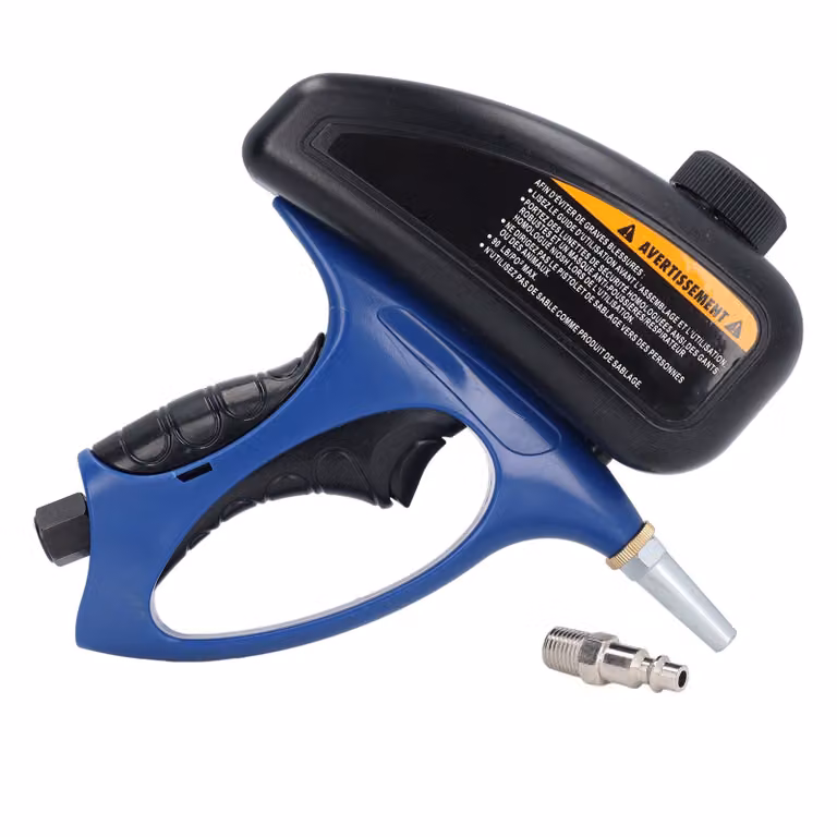 Pistola di sabbiatura, pistola di sabbiatura dell'aria, pistola di sabbiatura pneumatica, pistola di sabbiatura dell'aria 1/4in, pistola di sabbiatura dell'aria portatile, pistola di sabbiatura del punto abrasivo dell'aria, pistola di sabbiatura del punto