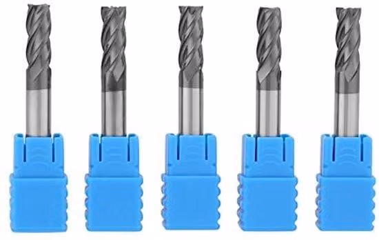 Emissione industriale di carburo di tungsteno, dimensioni 6-50 mm, fresa CNC a 4 taglienti