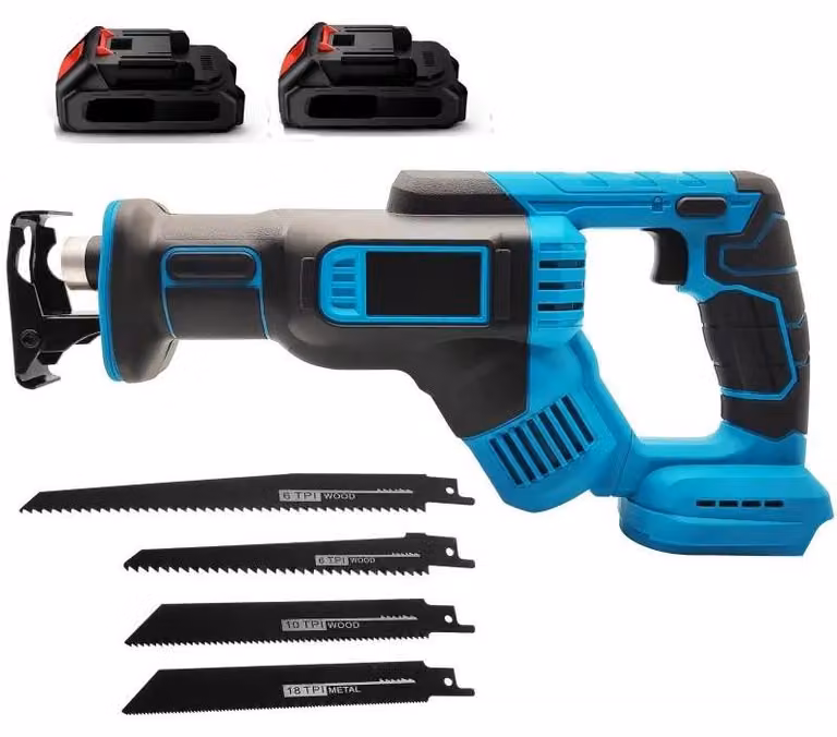 Sega pendolare, velocità 3000 giri/min, sostituzione lama senza attrezzi, batteria B 2