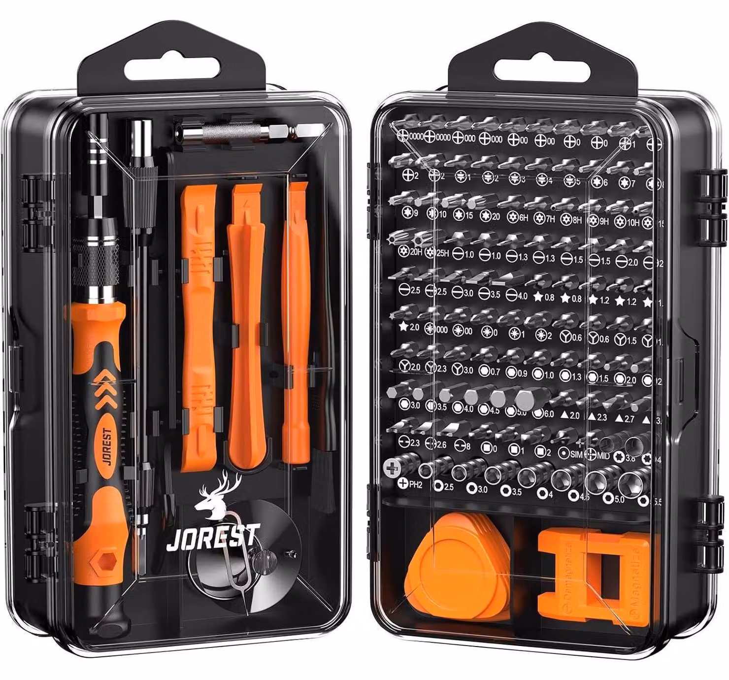 Set di cacciaviti Feinmechaniker, 117 pezzi, con punte Torx e Triwing per la riparazione di elettronica