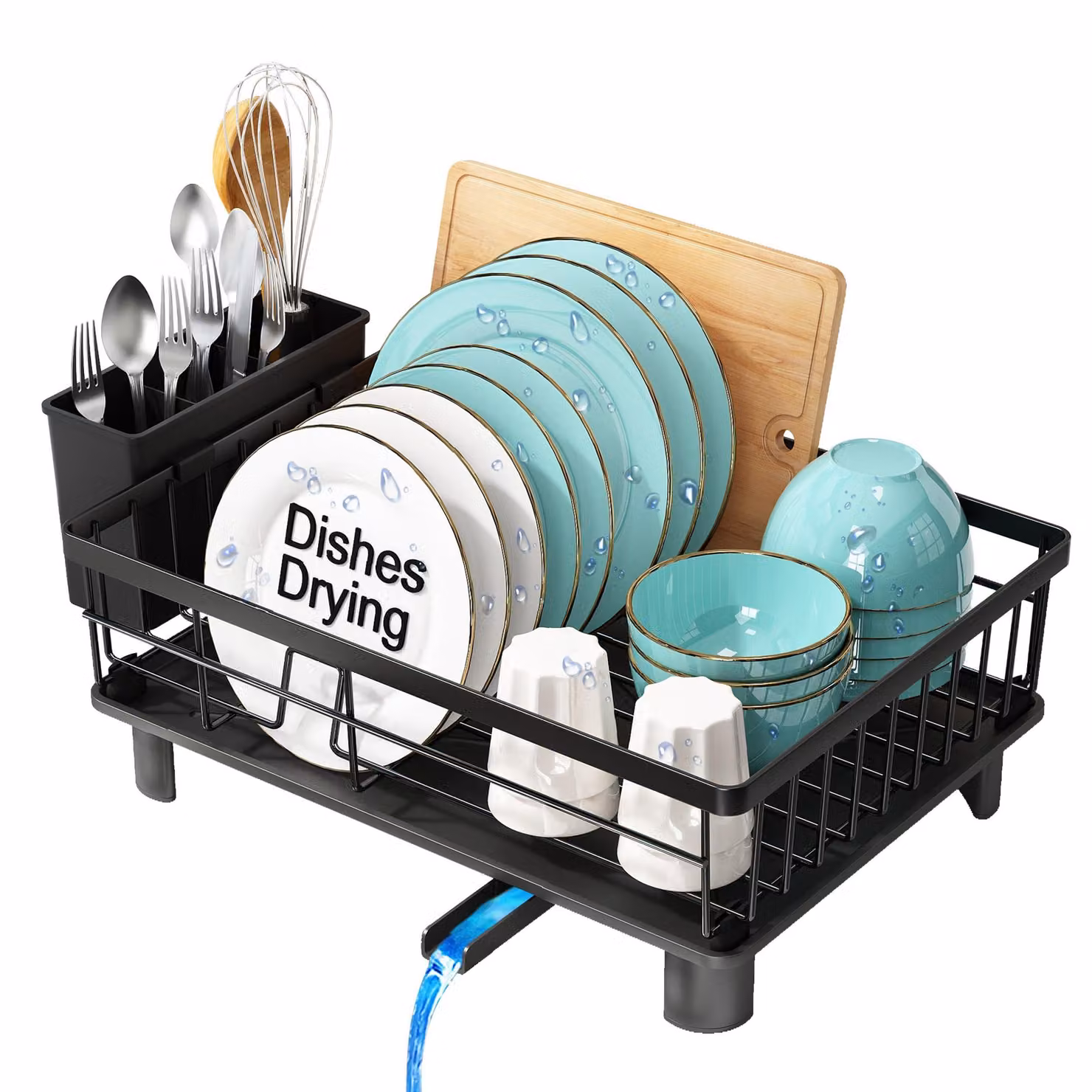Omgoods - Contenitore per lo smaltimento dei rifiuti con tappetino antiscivolo e rotolo di sacchetti per rifiuti