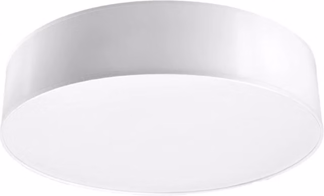 Lampada da soffitto Arena Sollux Lighting bianca rotonda minimalista IP20 con 4 lampadine E27 sostituibili