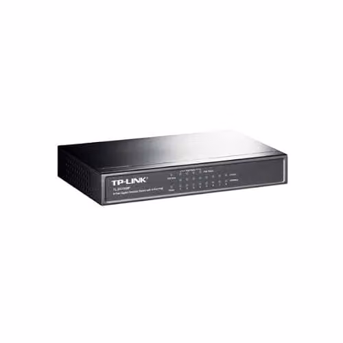 TP-Link TL-SG1008P switch di rete Non gestito Gigabit Ethernet [10/100/1000] Supporto Power over Ethernet [PoE] Nocciola (TP-Link Network switch - Unmanaged Gigabit Ethernet - [10/100/1000] Power ove