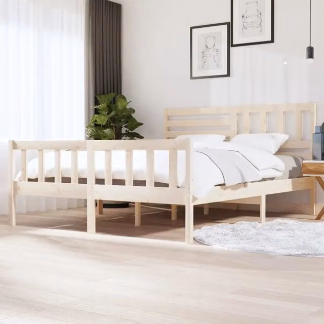 Giroletto 180x200 cm Super King in Legno Massello 3101168