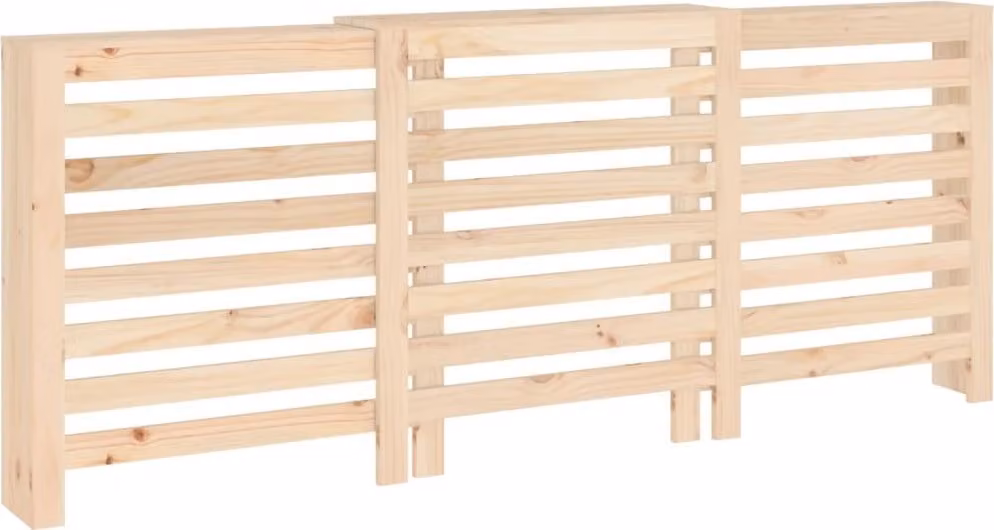 Copertura Termosifone 210x21x85 cm in Legno Massello di Pino