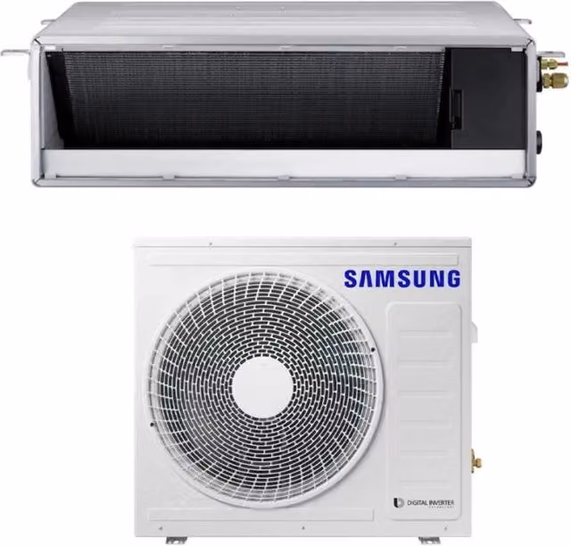 Condizionatore Canalizzato Samsung AC071RNMDKG da 24000 Btu, Classe Energetica A++, Colore Bianco, con Wi-Fi e Controllo tramite App