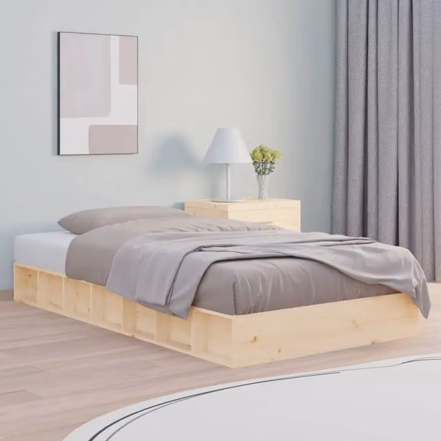 Giroletto-Struttura Letto 90x200 cm in Legno Massello 826196