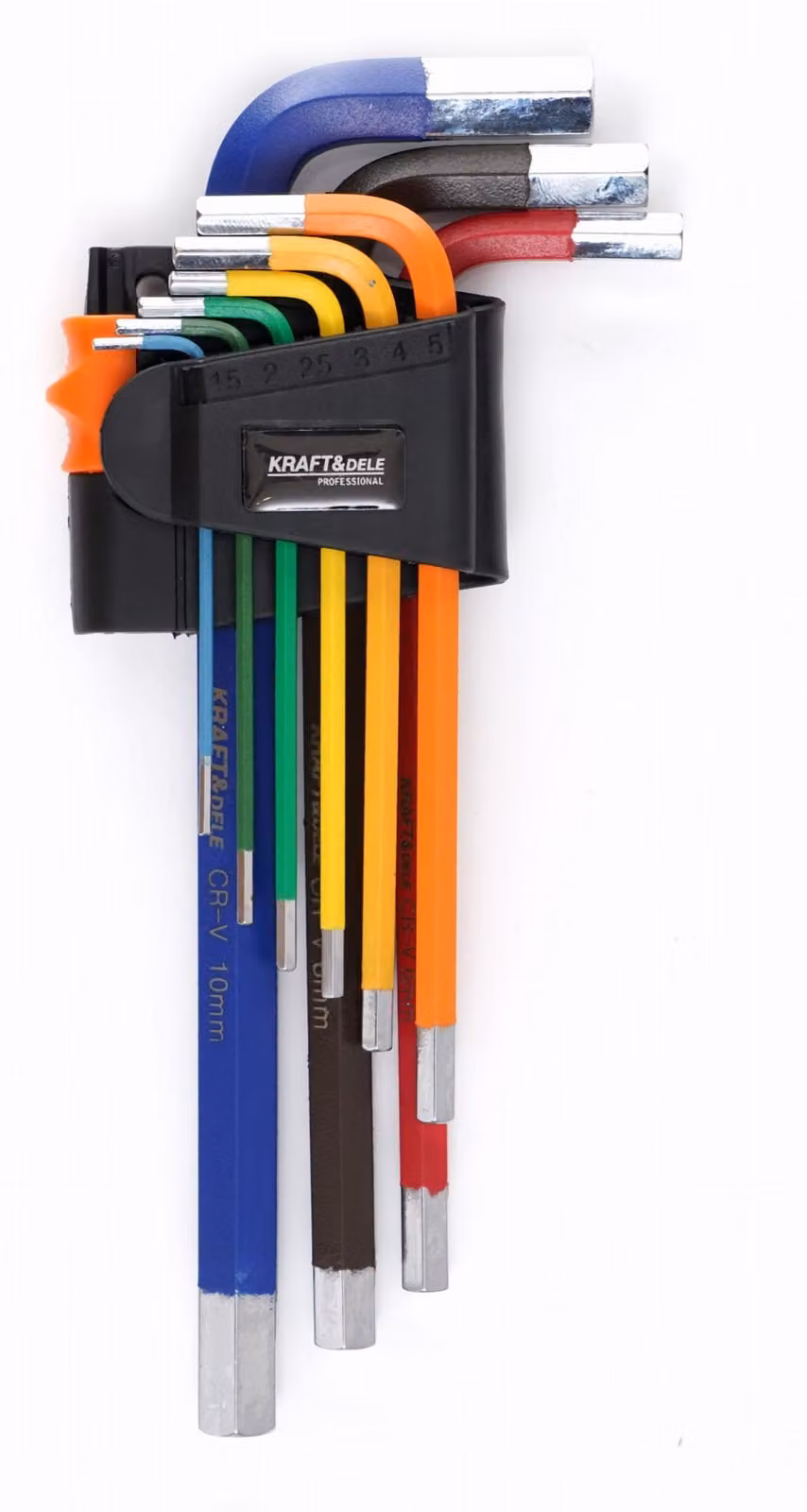 Kraft&Dele KD11931 set di chiavi a Esagono colorate HEX 9 pz