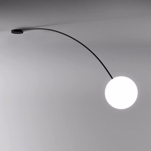 Plafoniera a sospensione Italamp Filo in metallo e vetro con lampadina sostituibile E27