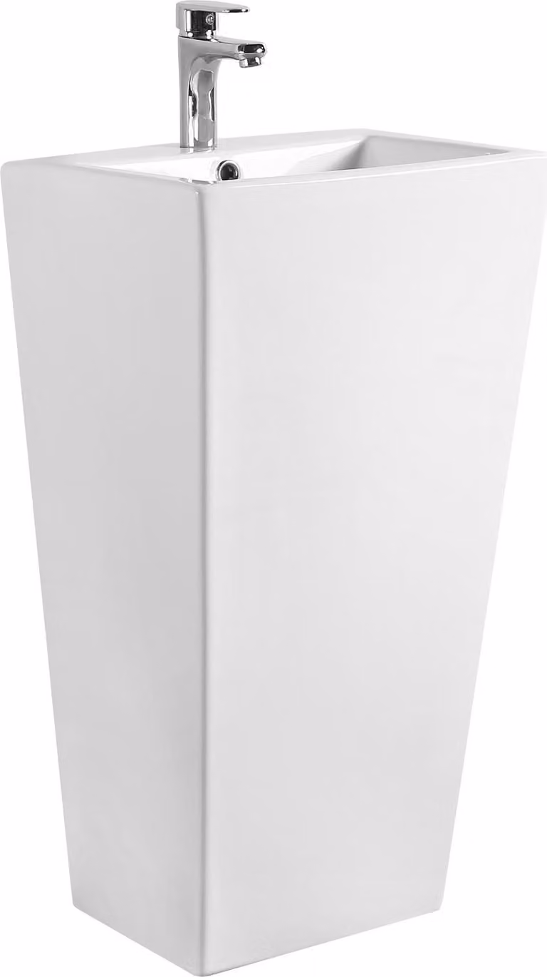 Mexen Liza lavabo a colonna 44 x 38 cm, bianco - 26154400