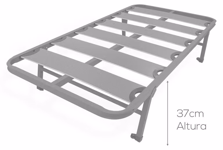 Base inferiore rinforzata per letto a scomparsa, dimensioni 105x190 cm