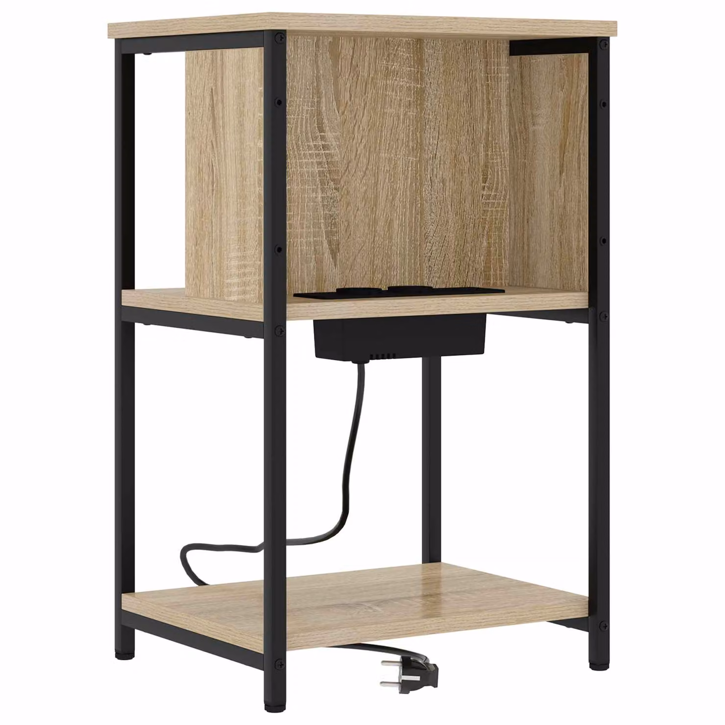Armadio da notte vidaXL in stile rustico marrone L/P/H: 38 x 31 x 61 cm