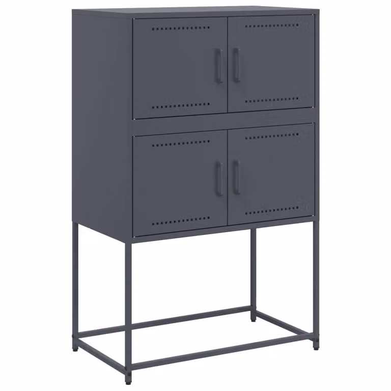 Credenza Antracite 68,5x38,5x107 cm in Acciaio