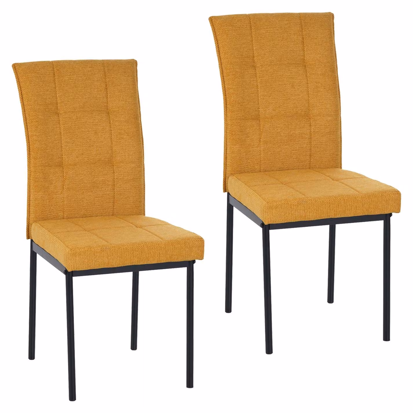 Sedia Matthew Giallo Set da 2