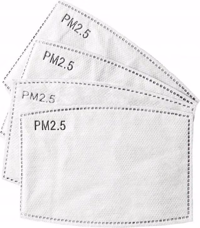 10x filtro HEPA PM 2,5 COAL per maschere 10 pezzi