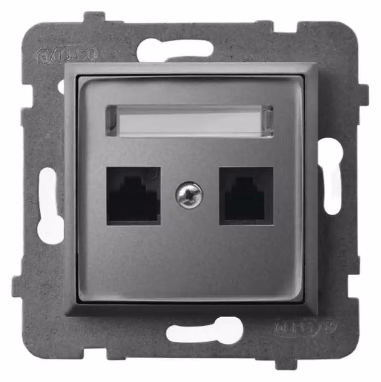 Ospel GPK-1U/K/m/70, Grigio, IP20, 71 mm, 33 mm, 71 mm, 58 g
