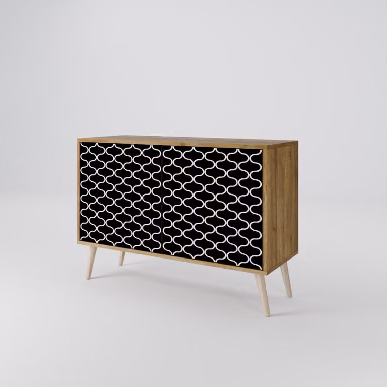 Cassettiera Spacerebels a 2 ante - credenza cassettiera - credenza alta - mobile guardaroba - soggiorno camera da letto - 57,5×111×42 (HxLxP)