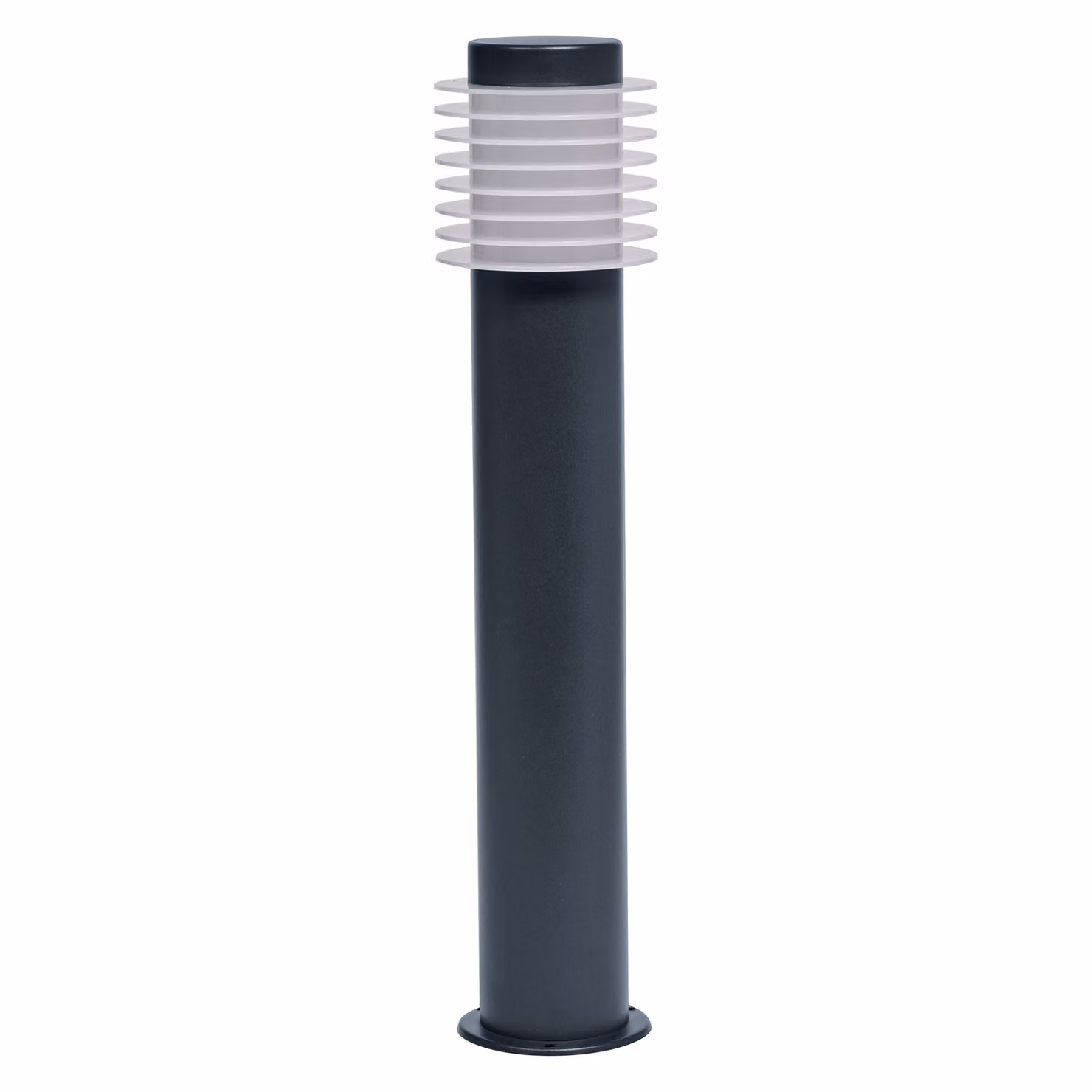 LEDVANCE ENDURA HYBRID RONDO luce per esterni, luce ibrida, 4W, 250lm, colore della luce bianco caldo, temperatura di colore 3.000K, grigio scuro, acciaio inossidabile, classe di protezione IP44 e IP67, funzionamento solare e a rete