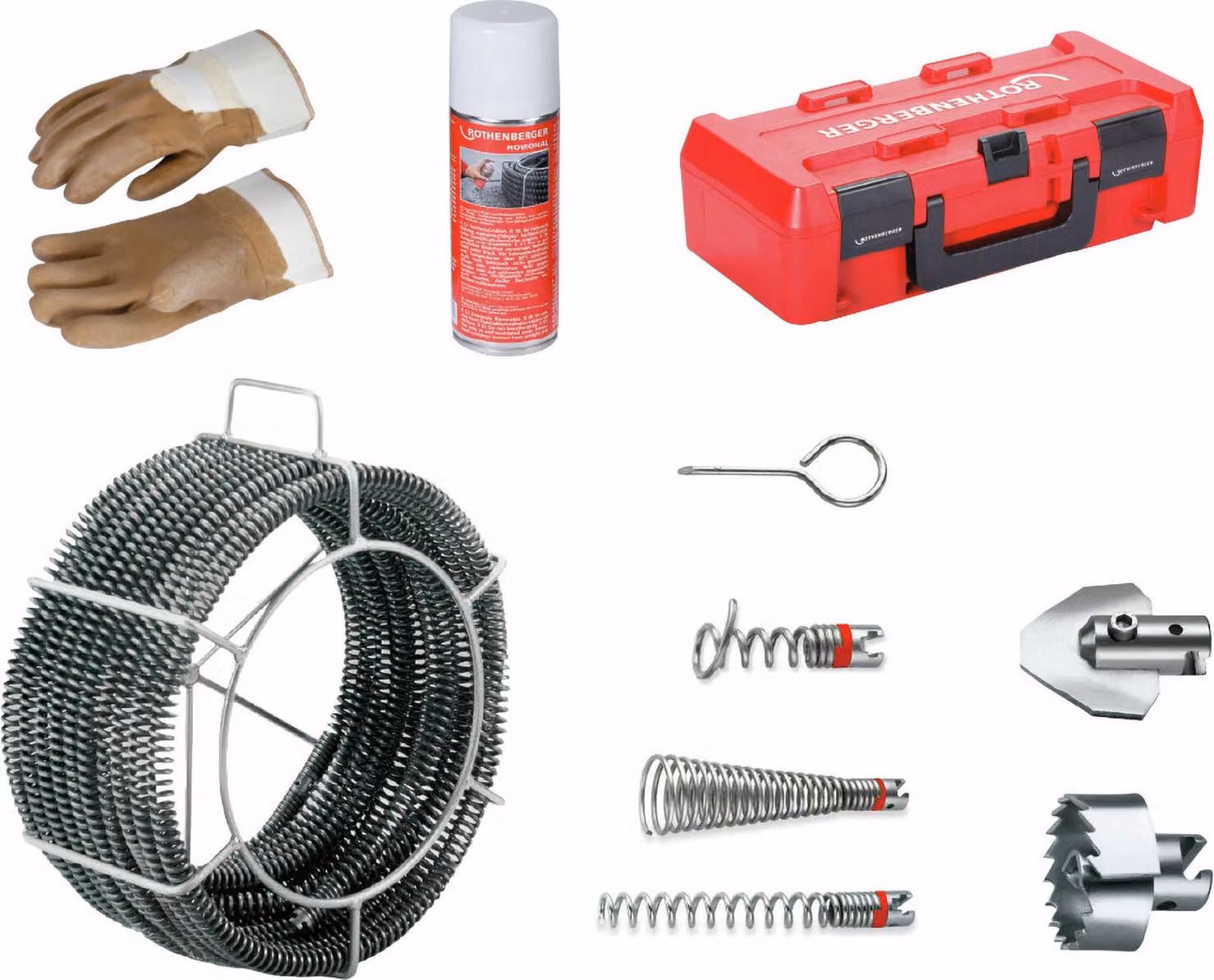Set di spirali/denti Rothenberger standard 32mm,o. Fs