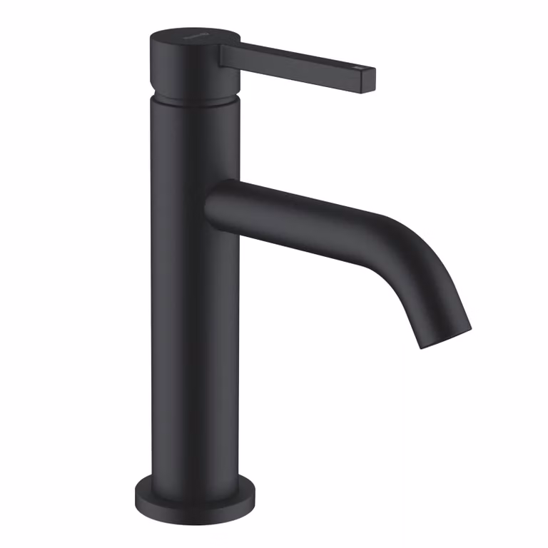 Kludi NOVA FONTE Pura, lavabo EHM 100, push-open, nero opaco, 1 pz.