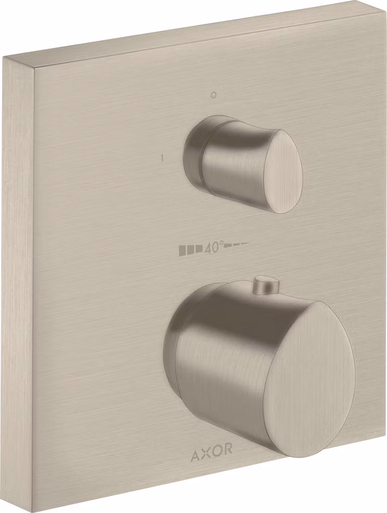 hansgrohe AXOR Starck Thermostat organique Starck encastré avec robinet d'arrêt, 1 consommateur, 12715820, 12715820