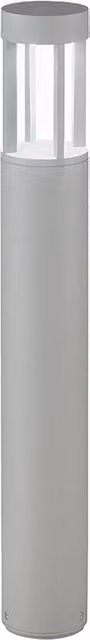 Lampada da terra HANG Bollard Rossini Group Grigia con LED 7W 3000K IP65 per illuminazione da giardino a luce diffusa 360°