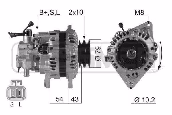 Alternatore 65A